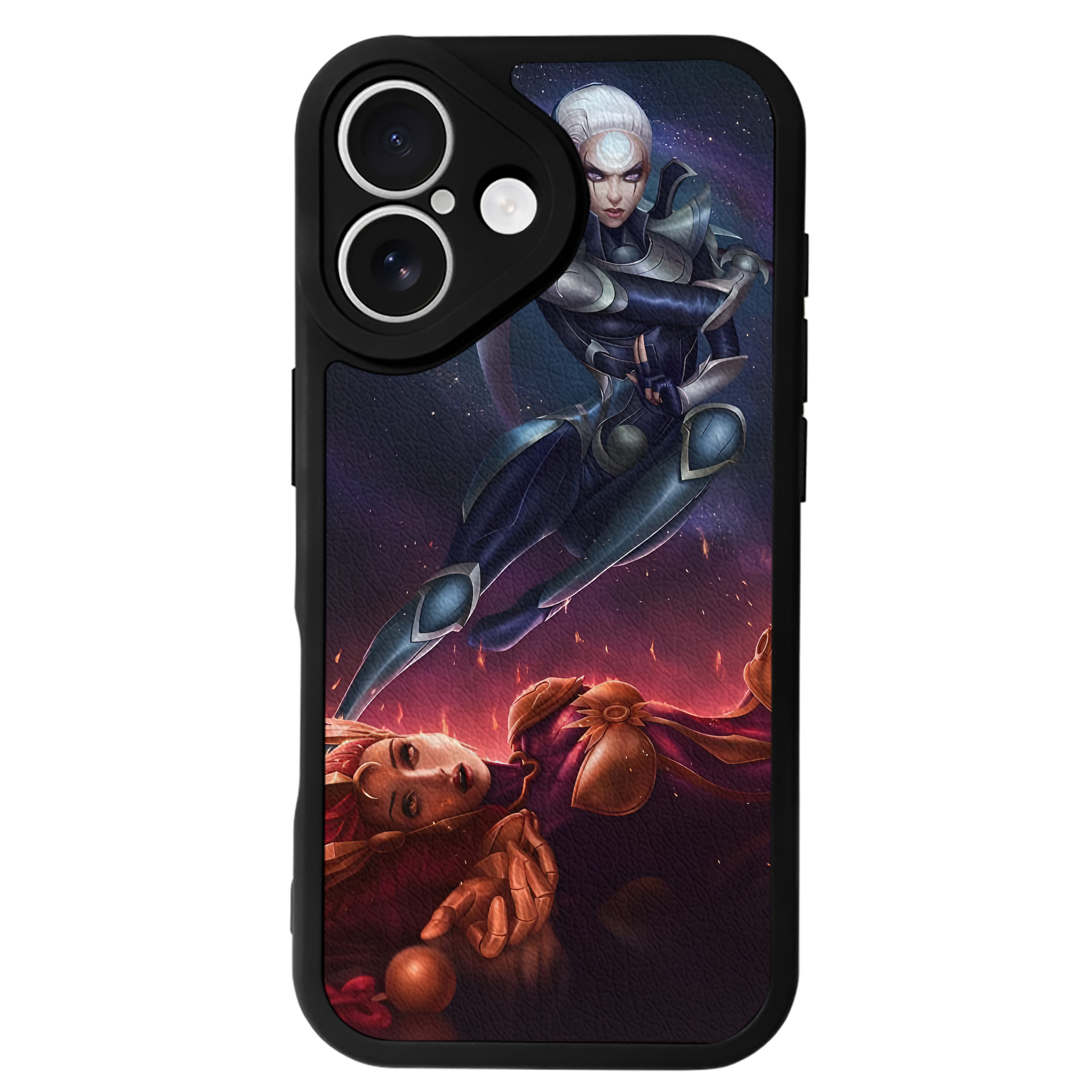 リーグ・オブ・レジェンド League of Legends LOL 【iPhone 16シリーズ対応】シリコンスマホケース（レザー調） 材質：シリコン